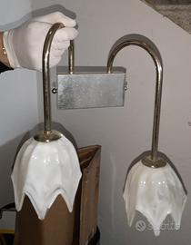 Lampade applique artigianato fiorentino  ferro bat