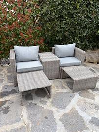 Salotto/set relax arredo per esterno