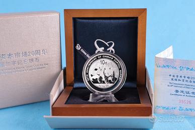 Cina 2010 -1oz Ag- 20° Anniversario Capital Market