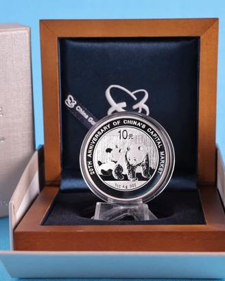 Cina 2010 -1oz Ag- 20° Anniversario Capital Market