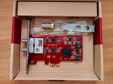 Scheda PCIe TV Tuner DVB-T2 TBS6281SE
