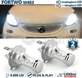 Lampadine LED H4 per SMART FORTWO W453 Luce Bianca