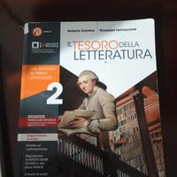 libro  di Italiano "Il tesoro della letteratura2 '