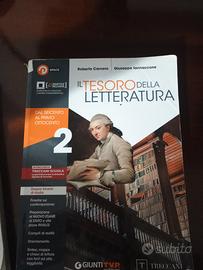 libro  di Italiano "Il tesoro della letteratura2 '