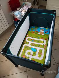 Lettino da viaggio Hauck con materasso