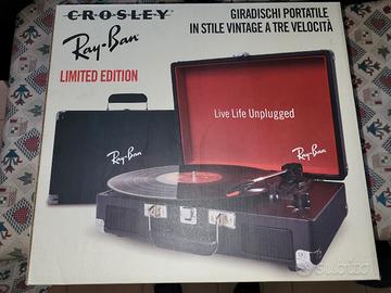 Giradischi portatile edizione limitata  Rayban