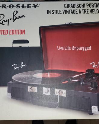 Giradischi portatile edizione limitata  Rayban