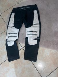 Jeans doppio lavaggio in ecopelle