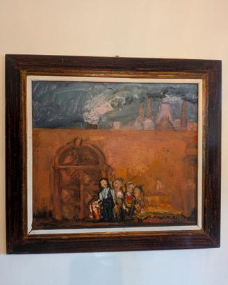 Quadro "LE PORTE SONO CHIUSE" di Ezio Pirovani