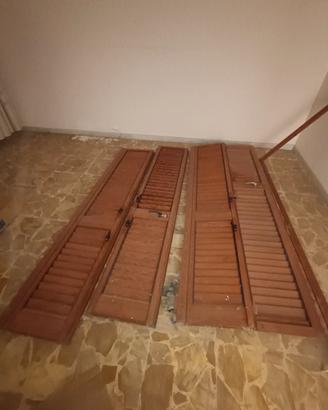 Porta 2 Ante per esterno in alluminio a veneziana 