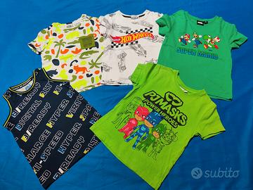 T-shirt magliette bimbo 3 anni
