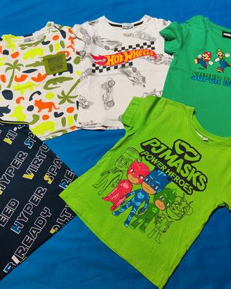 T-shirt magliette bimbo 3 anni