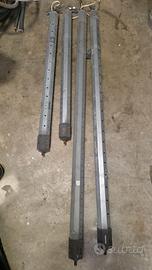 4 pali e motori elettrici per serrande 