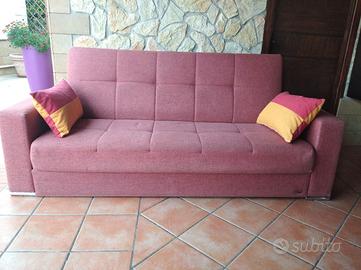 Divano letto contenitore 3 posti 