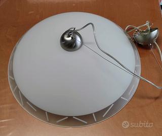 Lampadario  VETRO campana da 52+ Kit fuori centro