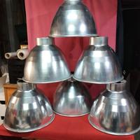 Lotto di n 6 paralumi per lampade industriali 