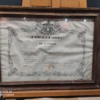 IN NOME DI S.M. UMBERTO I RE D'ITALIA - anno 1880