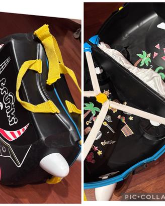 Valigia cavalcabile trunki pirati