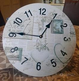 orologio shabby chic 
