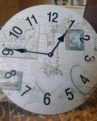 orologio shabby chic 