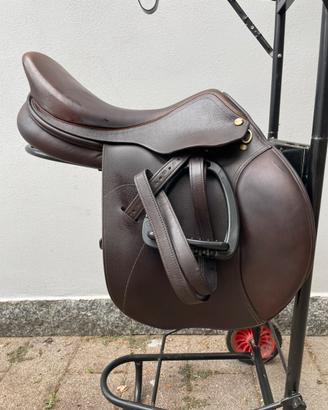 Sella equitazione Henry de Rivel mis 17,5 marrone