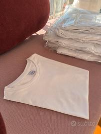 STOCK 200 T-SHIRT BIANCHE NUOVE 100% COTONE