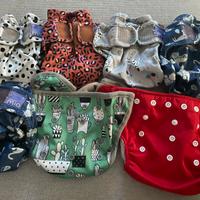 Pannolini lavabili+inserti-vari modelli e fantasie
