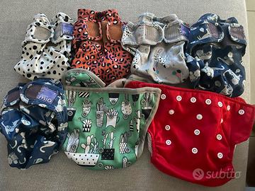Pannolini lavabili+inserti-vari modelli e fantasie