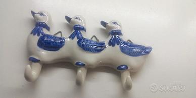 APPENDI PRESINE IN CERAMICA OLANDESE