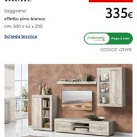 Soggiorno pari al nuovo 