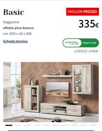 Soggiorno pari al nuovo 