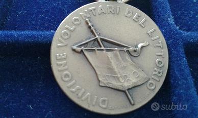 Medaglia Divisione Volontari Littorio Spagna OMS