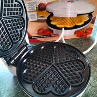 Piastra elettrica per waffel e cialde