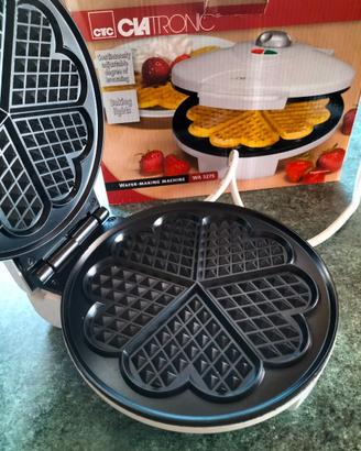 Piastra elettrica per waffel e cialde