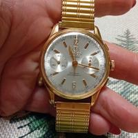 orologio Lanco cronografo 17 rubis oro 18kr 
