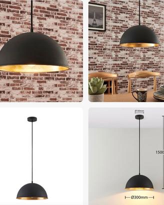 Lampadario nero