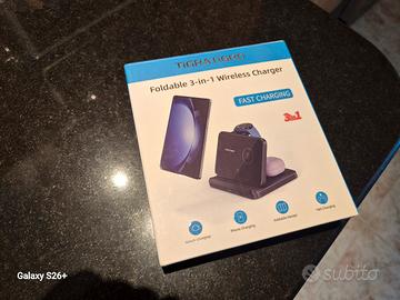caricatore wireless trio 3 in 1 nuovo 