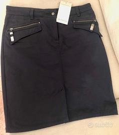 Gonna Trussardi blu marina tg.44