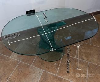 Tavolino in vetro