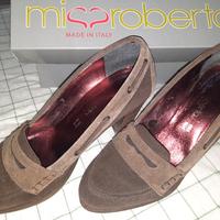 scarpe marrone scamosciate Miss Roberta n.38