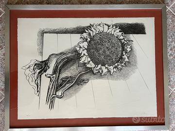 Renato GUTTUSO - Serigrafia “GIRASOLE”
