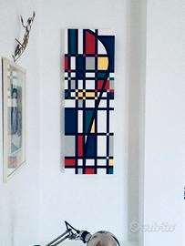 Quadro dipinto a mano.....particolare Mondrian