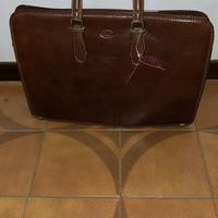 Cartella/borsa in pelle