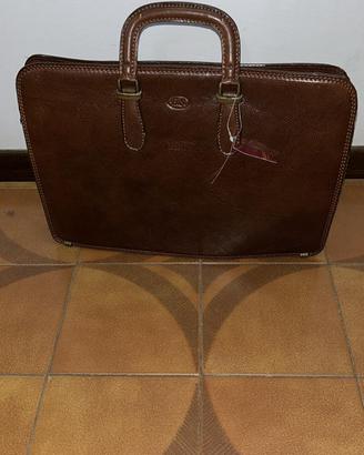 Cartella/borsa in pelle