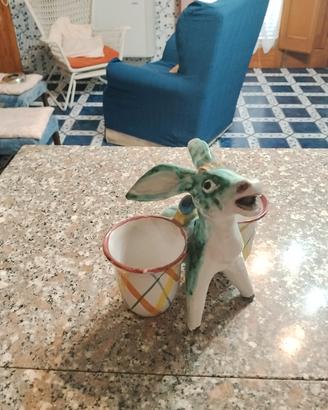 Asinello in Ceramica Vintage Artigianale