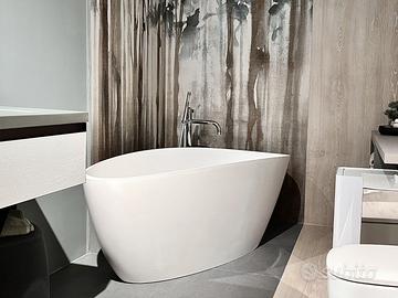 Vasca da Bagno Freestanding – Bianco Opaco 170 cm