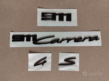 Scritte PORSCHE 992 911 Carrera 4 S
