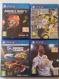 LOTTO 4 GIOCHI PS 4