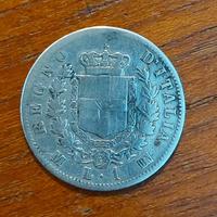 1 lira argento 1863