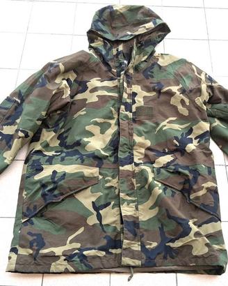 Giaccone vintage originale E.I. woodland tg. XL
